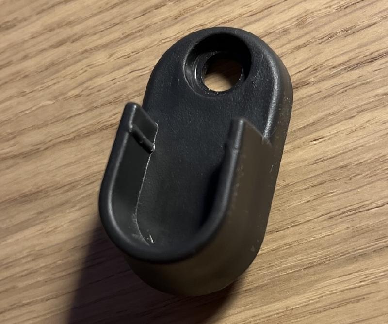 A fastening for a clothes rail