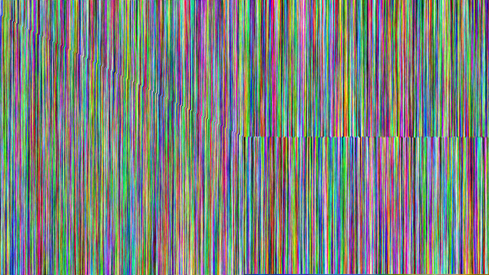 colorful vertical lines